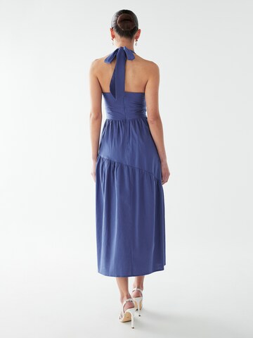 BWLDR Dress 'Lana' in Blue: back