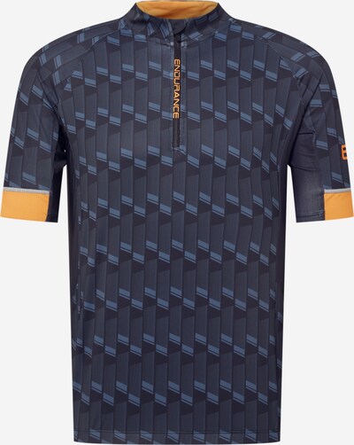 ENDURANCE Performance Shirt 'Jens' in Dusty blue / Grey / Orange / Black, Item view