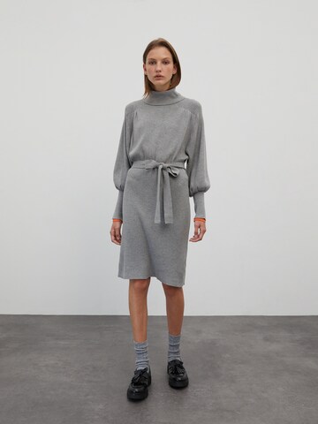 EDITED Knit dress 'Malene' in Grey