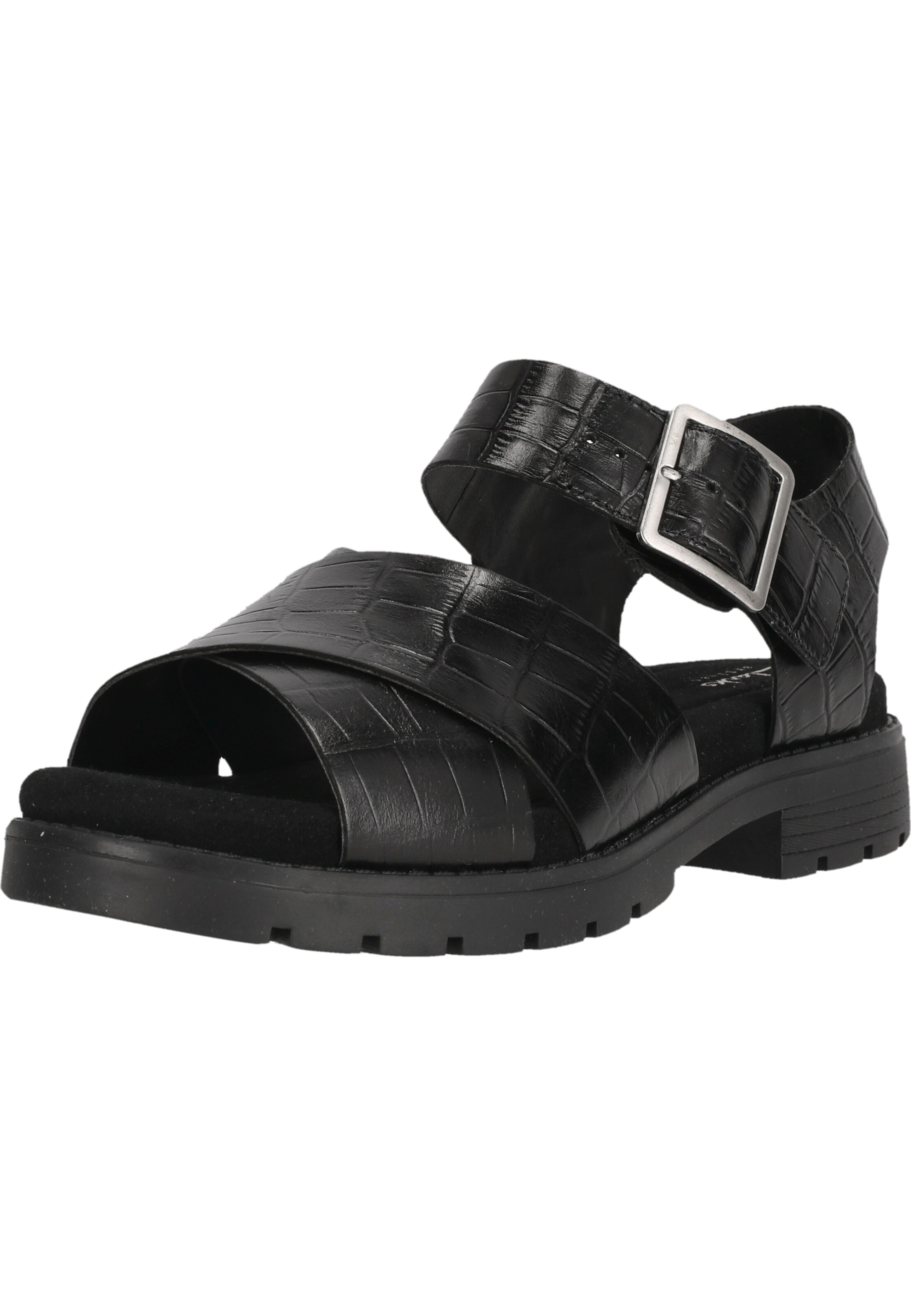 CLARKS Sandale 'Orinoco' in Schwarz: Vorderseite