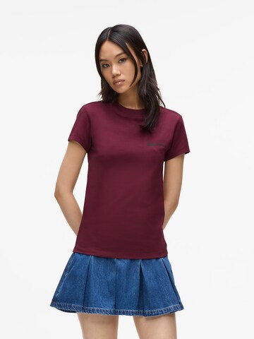 Maglietta di KARL LAGERFELD JEANS in rosso: frontale