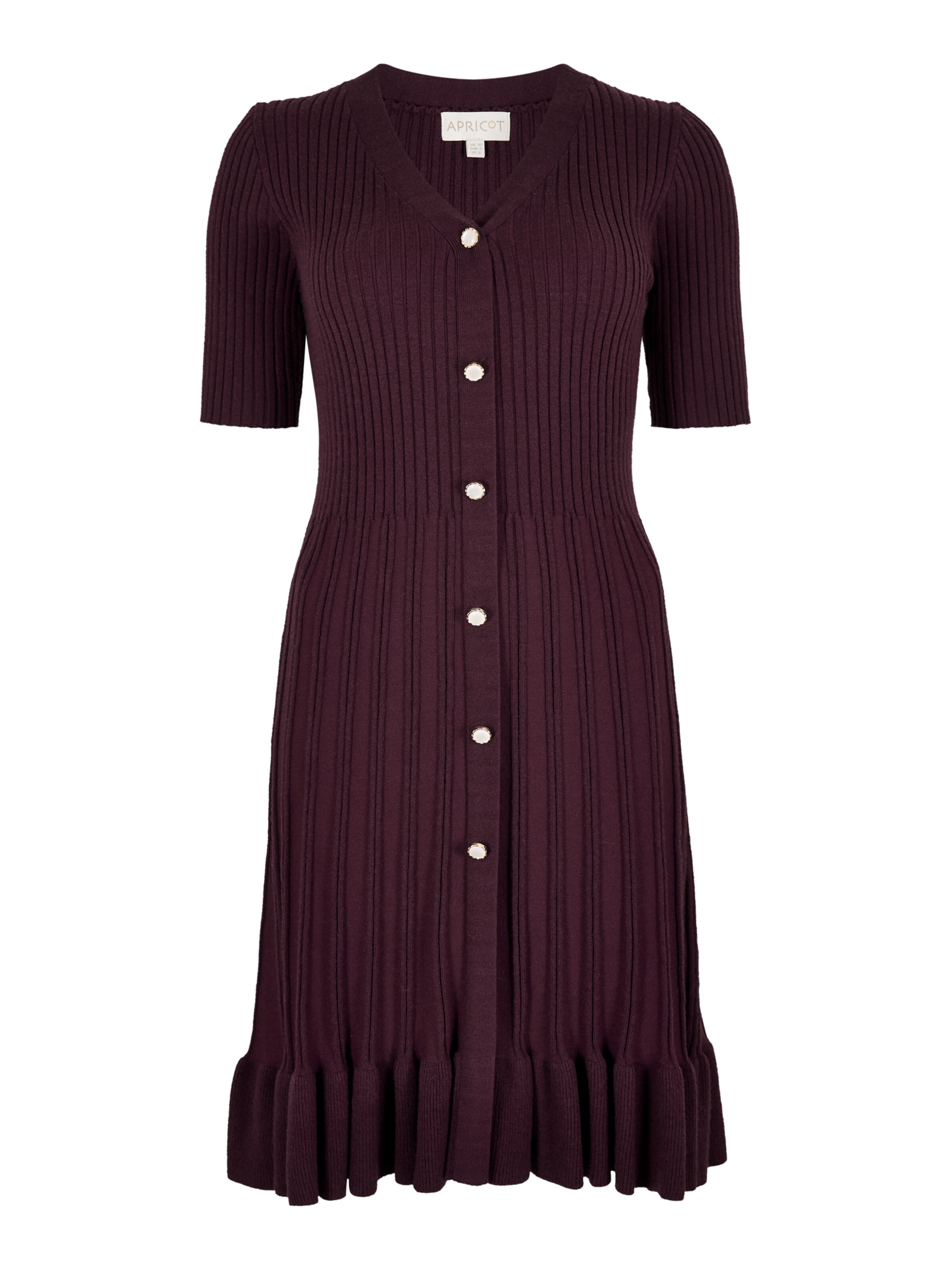 Robes en maille Apricot en rouge : devant