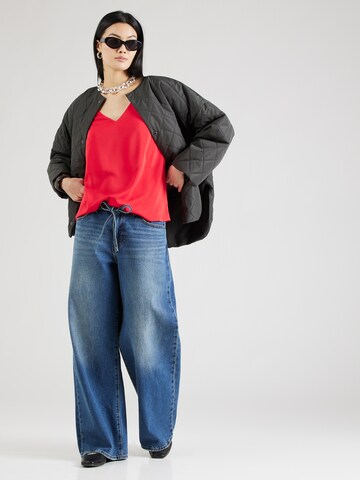 Camicia da donna 'PCFRANAN' di PIECES in rosso