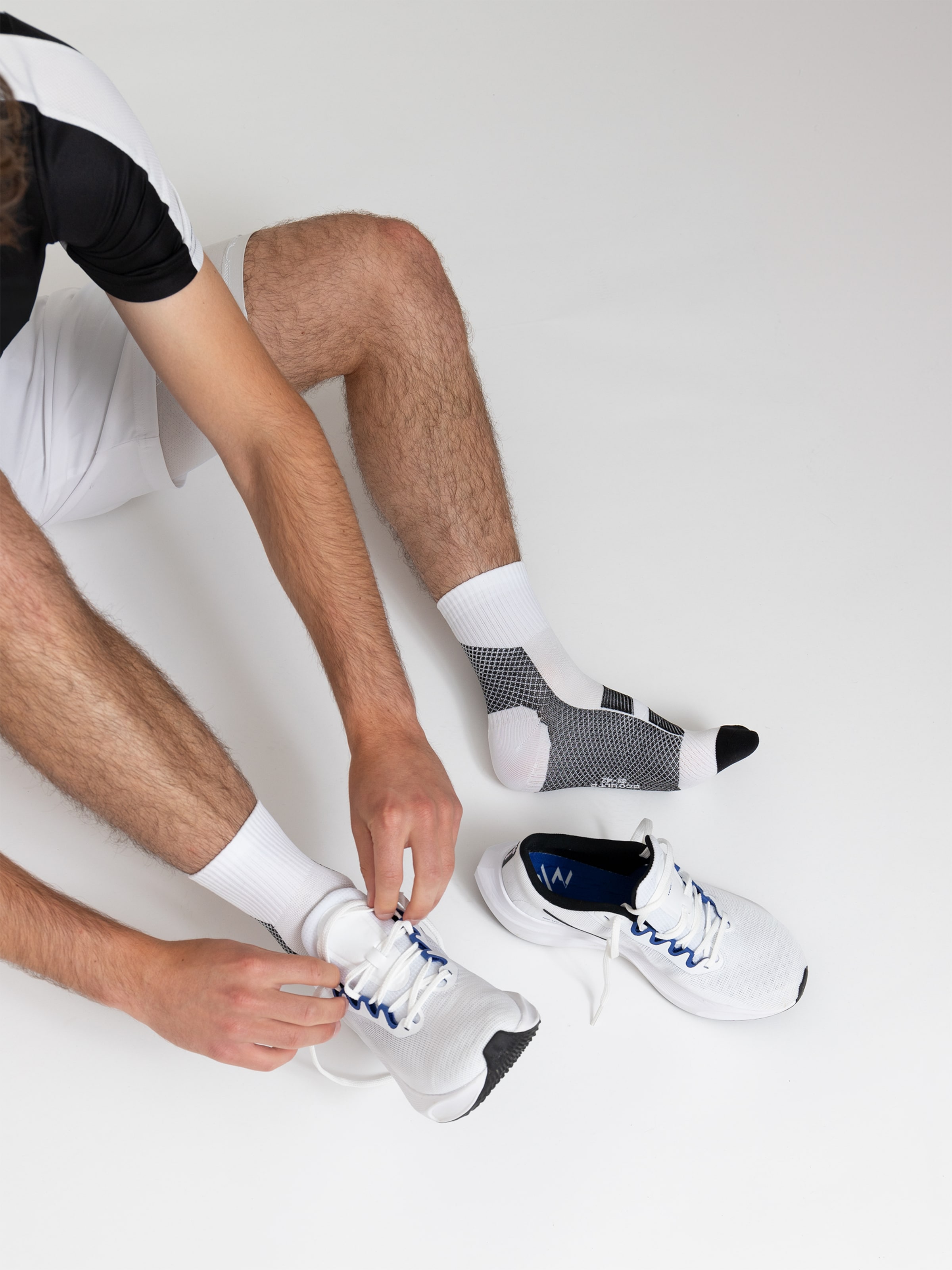 Calzino sportivo 'Kompression Ian' di Occulto in nero