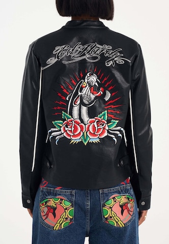 Veste mi-saison 'Panther Lightening' Ed Hardy en noir