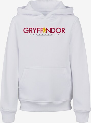 Felpa 'Harry Potter Gryffindor' di F4NT4STIC in bianco: frontale