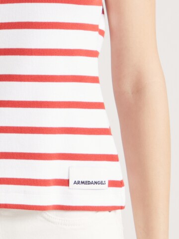 ARMEDANGELS - Camiseta 'KARDAA' en rojo