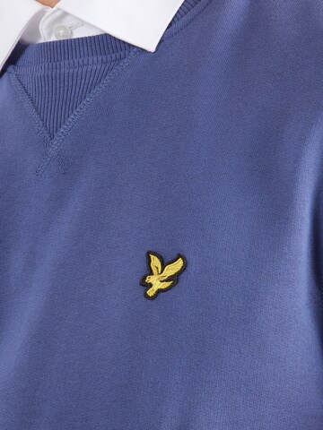 Lyle & Scott Sweatshirt i blå