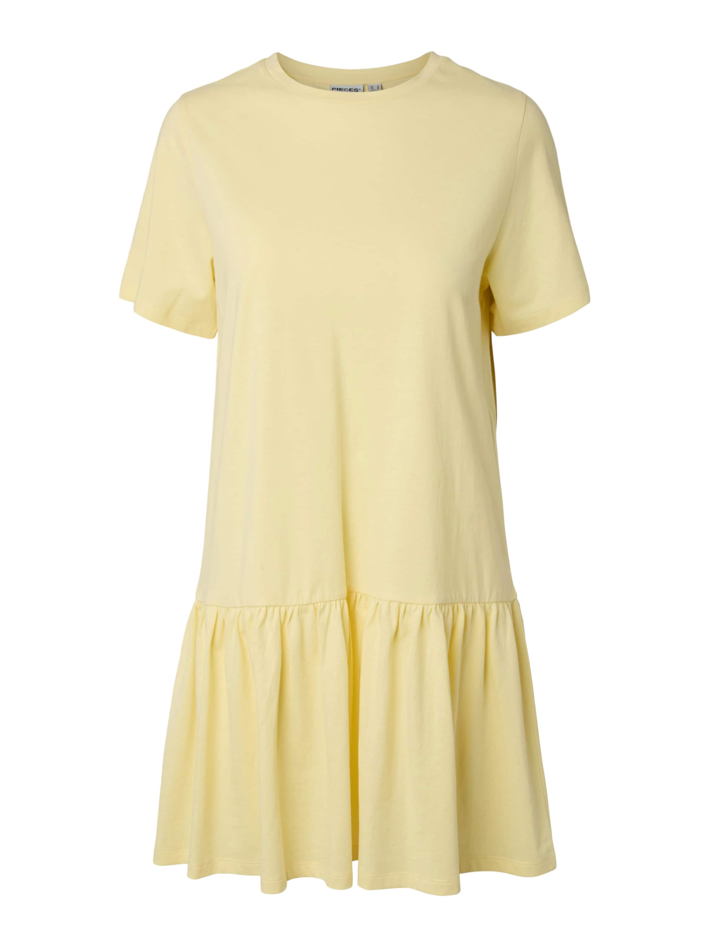 Vasarinė suknelė 'PCDISSO' iš PIECES, spalva – šviesiai geltona, Prekių apžvalga
