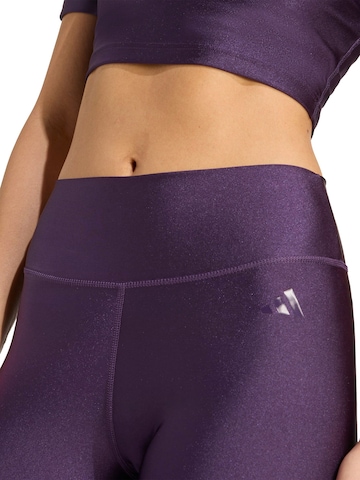 ADIDAS PERFORMANCE Skinny Sportovní kalhoty 'ESS' – fialová