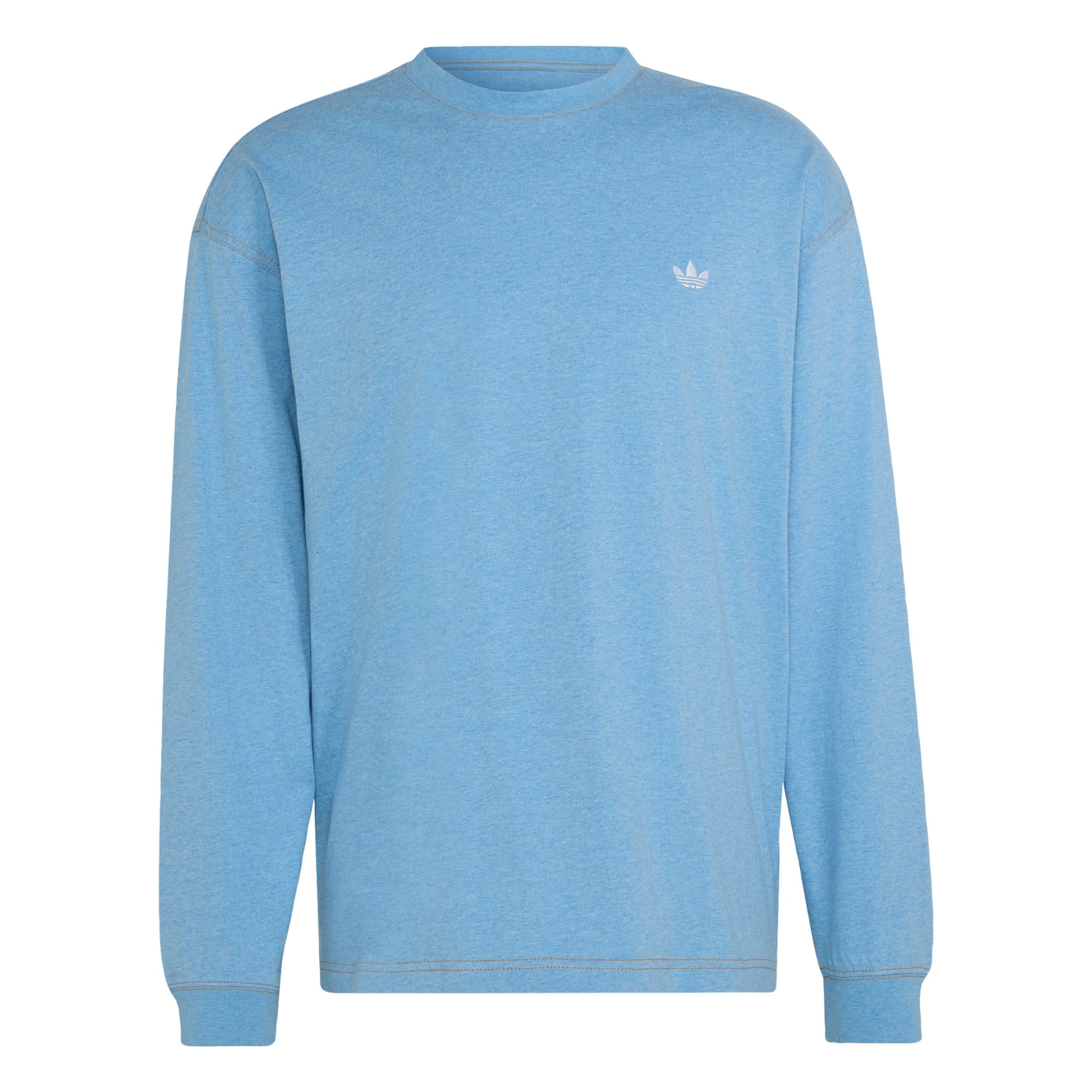 T-Shirt 'Trefoil Essentials' ADIDAS ORIGINALS en bleu : devant