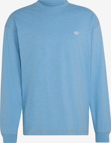 T-Shirt 'Trefoil Essentials' ADIDAS ORIGINALS en bleu : devant