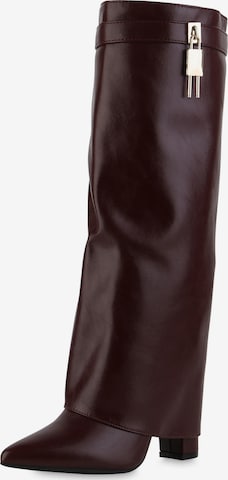 Bottes 'Calliope' Van Hill en rouge : devant