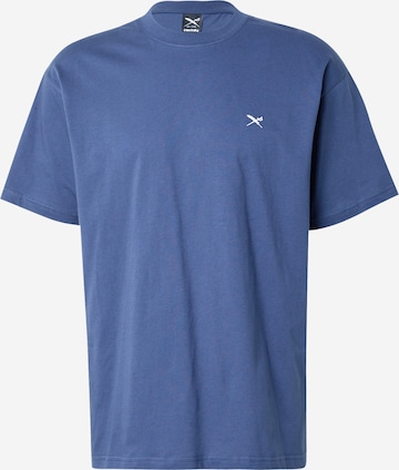 Iriedaily - Camiseta en azul: frente