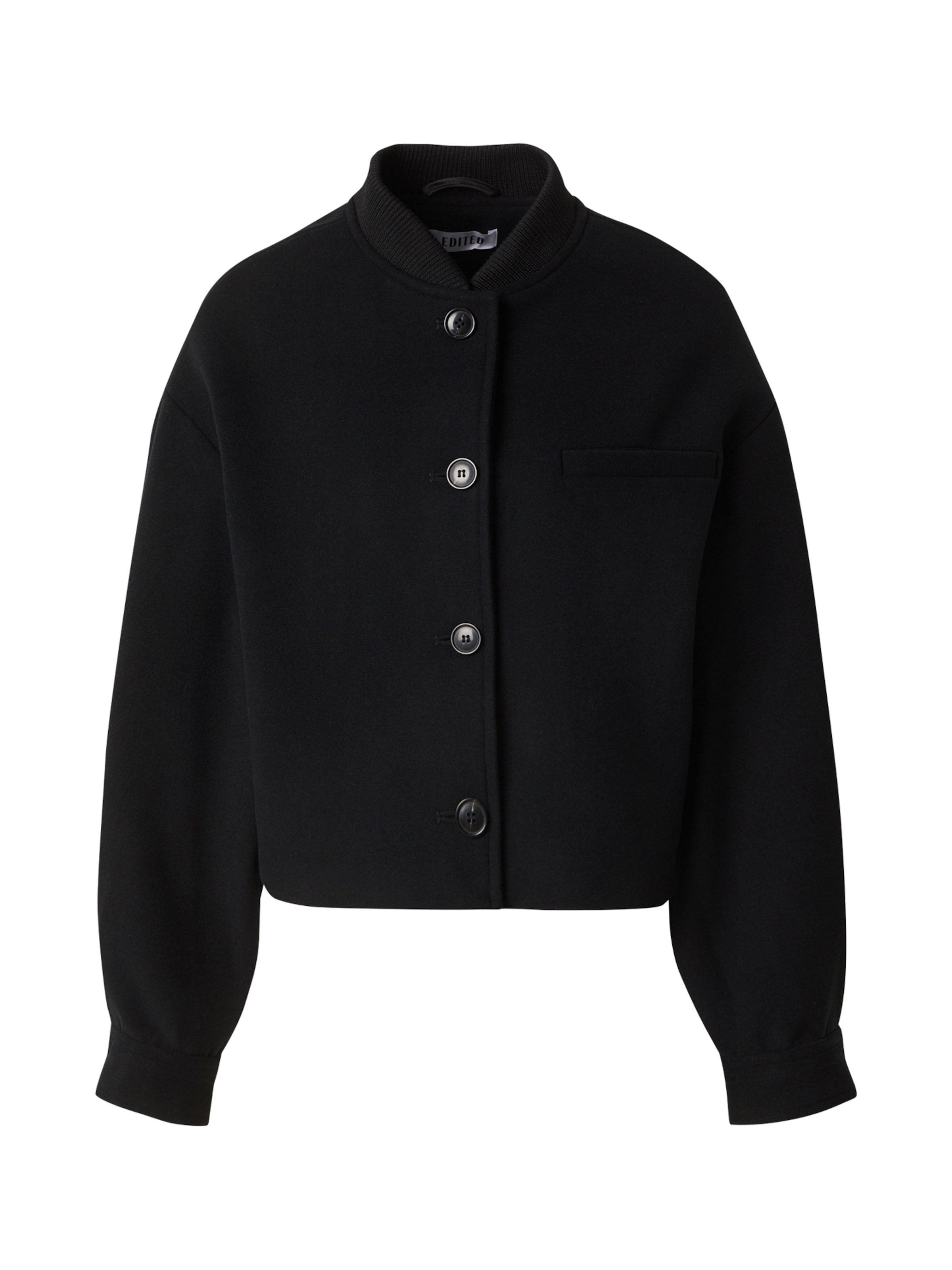 EDITED - Chaqueta de entretiempo 'Valja' en negro: frente