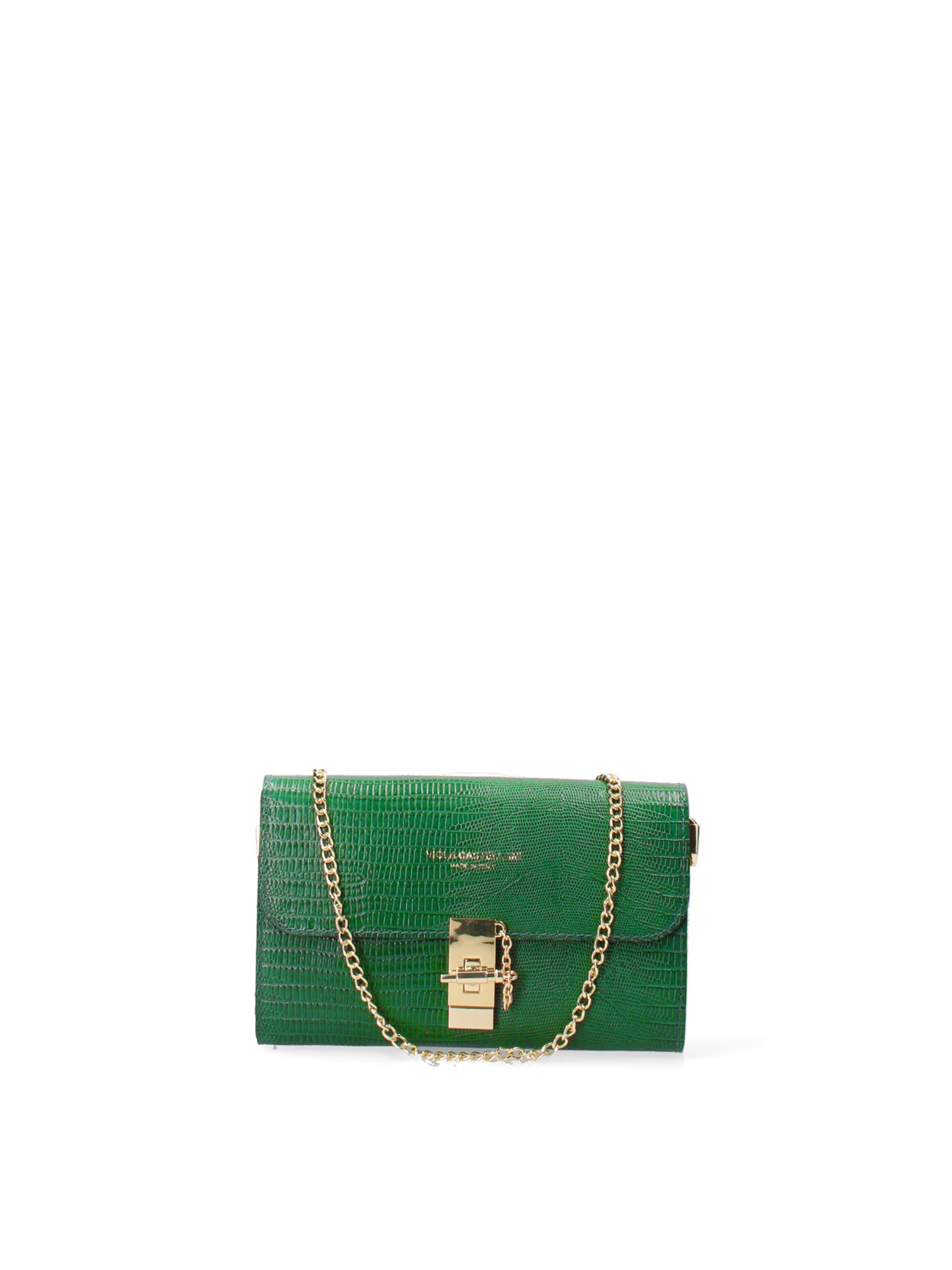 Viola Castellani Crossbody Bag 'Hope' in Green: front