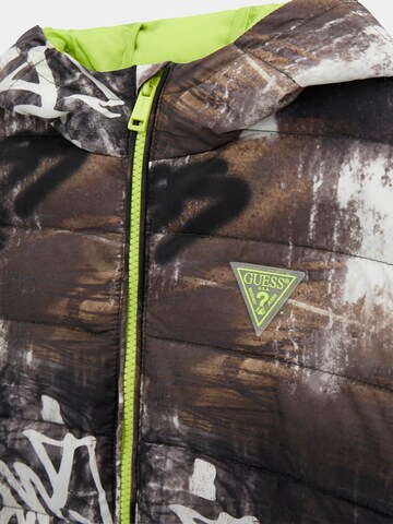 GUESS Winter Jacket in Brown