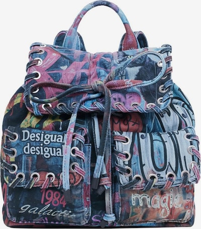 Desigual Batoh - modrá / pastelově žlutá / růžová, Produkt