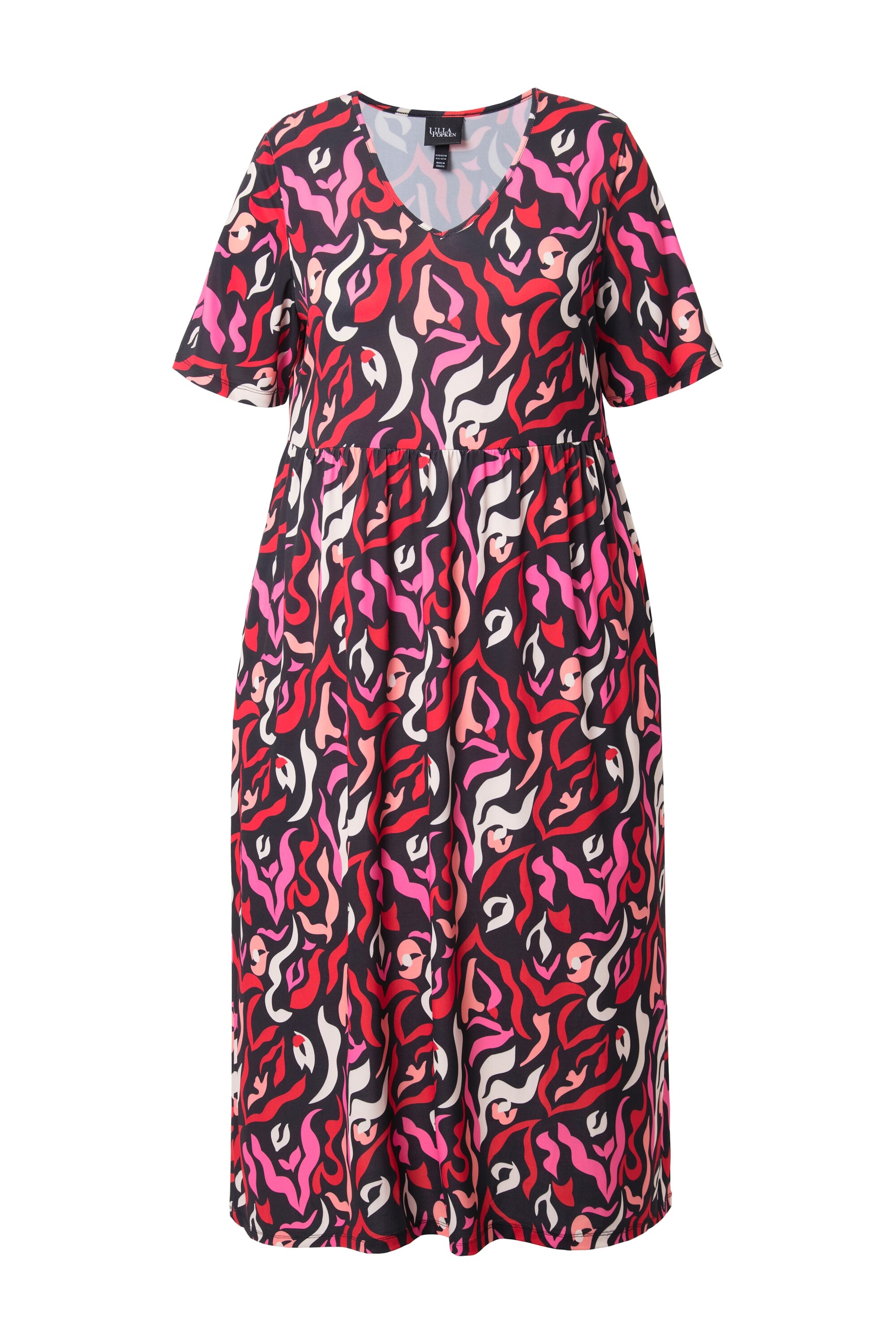 Ulla Popken Dress in Black: front