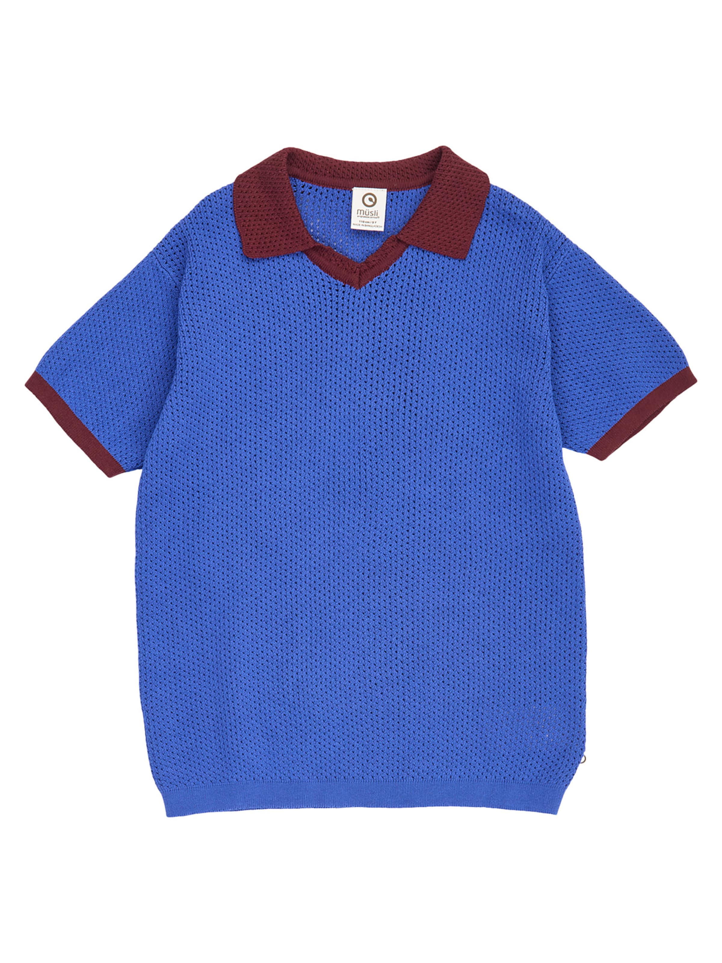 Müsli by GREEN COTTON T-Shirt en bleu / bourgogne, Vue avec produit