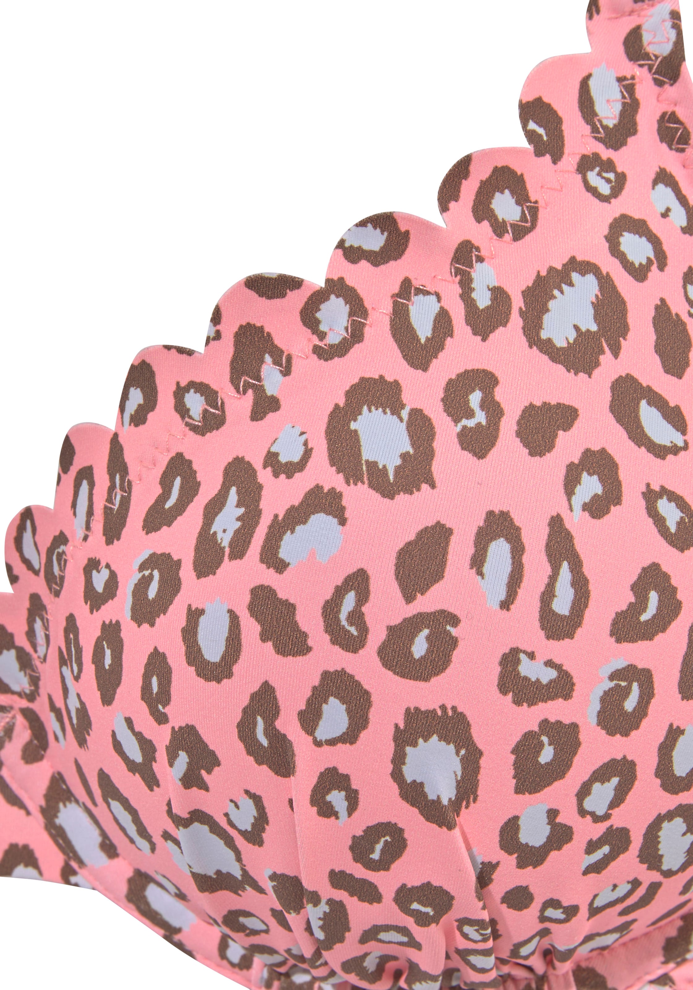 LASCANA - Soutien de tecido Top de biquíni em mistura de cores