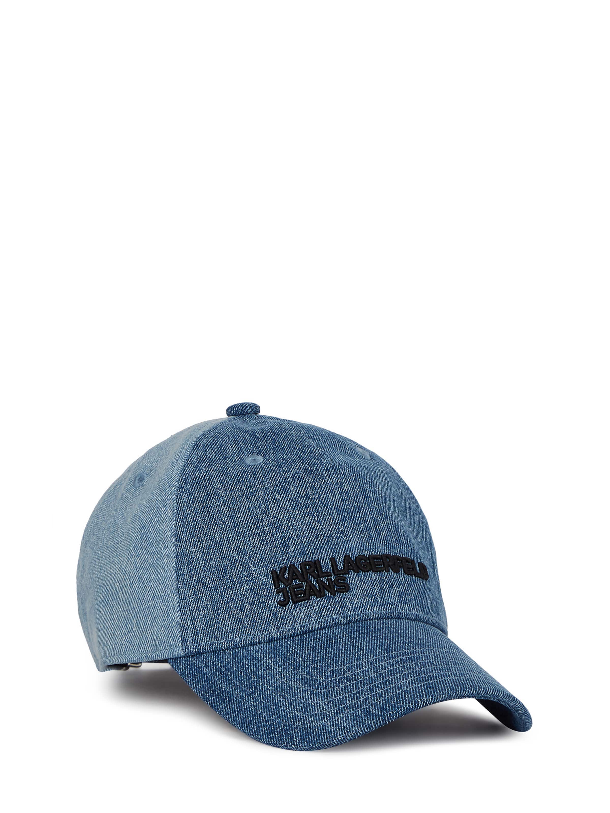 KARL LAGERFELD JEANS Čepice – modrá: přední strana