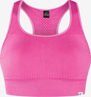 Smilodox Sports Bra 'Aware' in Pink: front