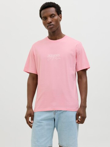 T-Shirt 'JORAlmeria' JACK & JONES en rose : devant
