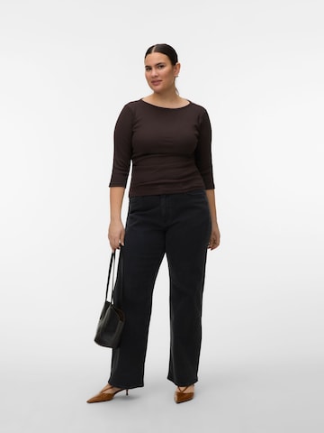 Vero Moda Curve Shirt 'THEA' in Bruin