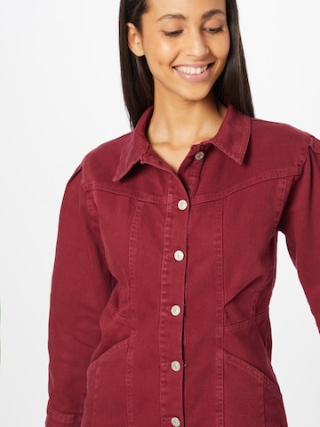Robe-chemise Trendyol en rouge