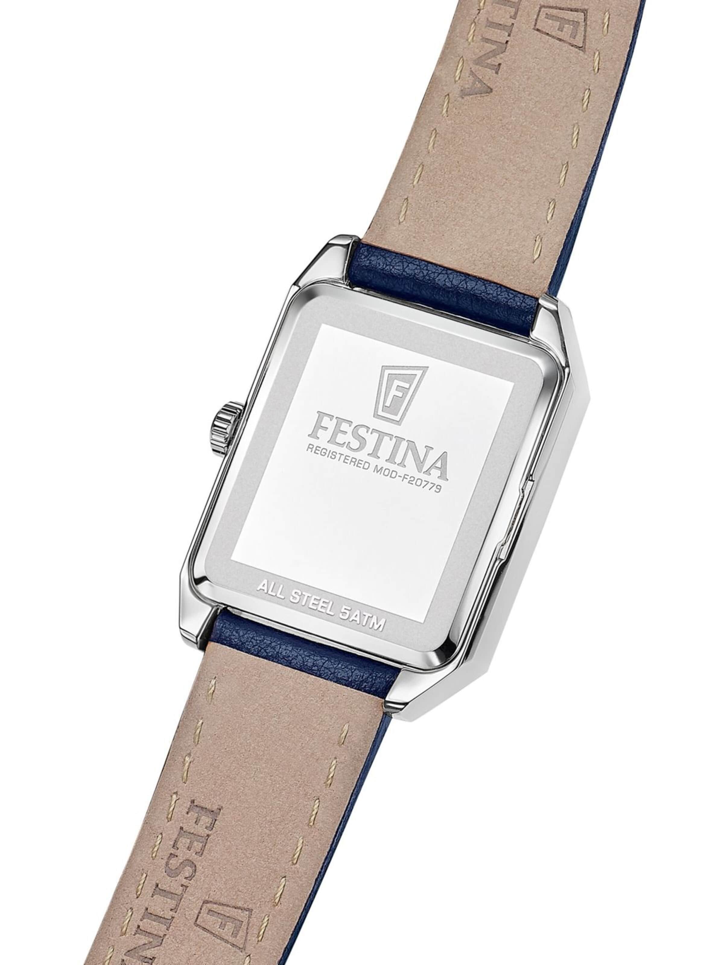Montre à affichage analogique 'Watch On The Square' FESTINA en bleu