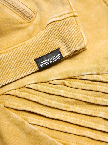 4PRESIDENT Sweatshirt 'Nick' in Yellow