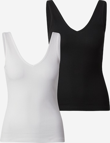 Haut 'Sally' ABOUT YOU en noir : devant