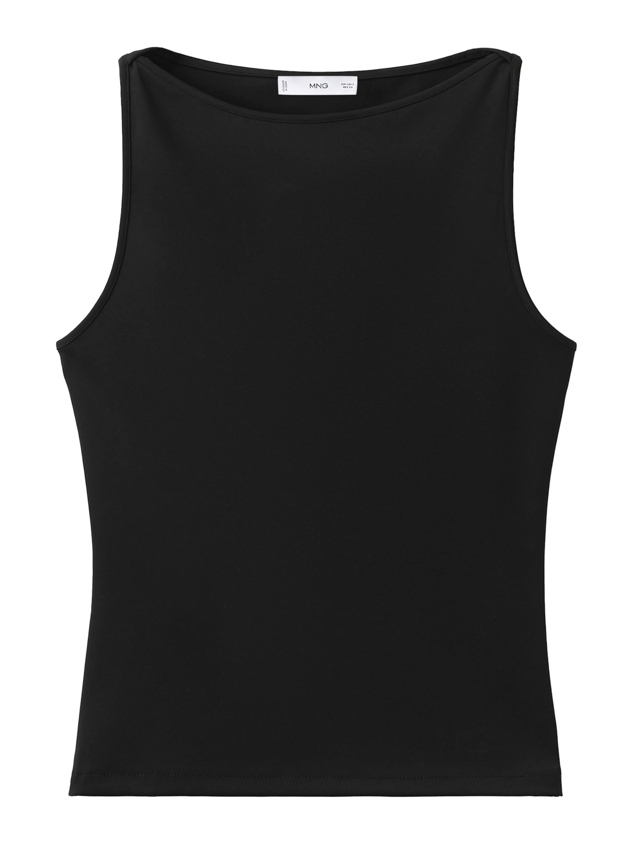 MANGOTop 'TECLA' - crna boja: prednji dio