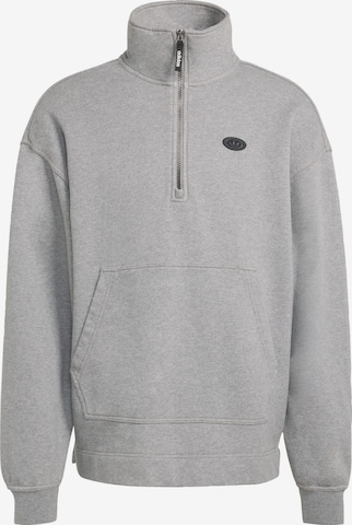 ADIDAS ORIGINALS - Sudadera '90s ALTERNATIVE SPORT HALF ZIP GRAPHIC FLEECE' en gris: frente