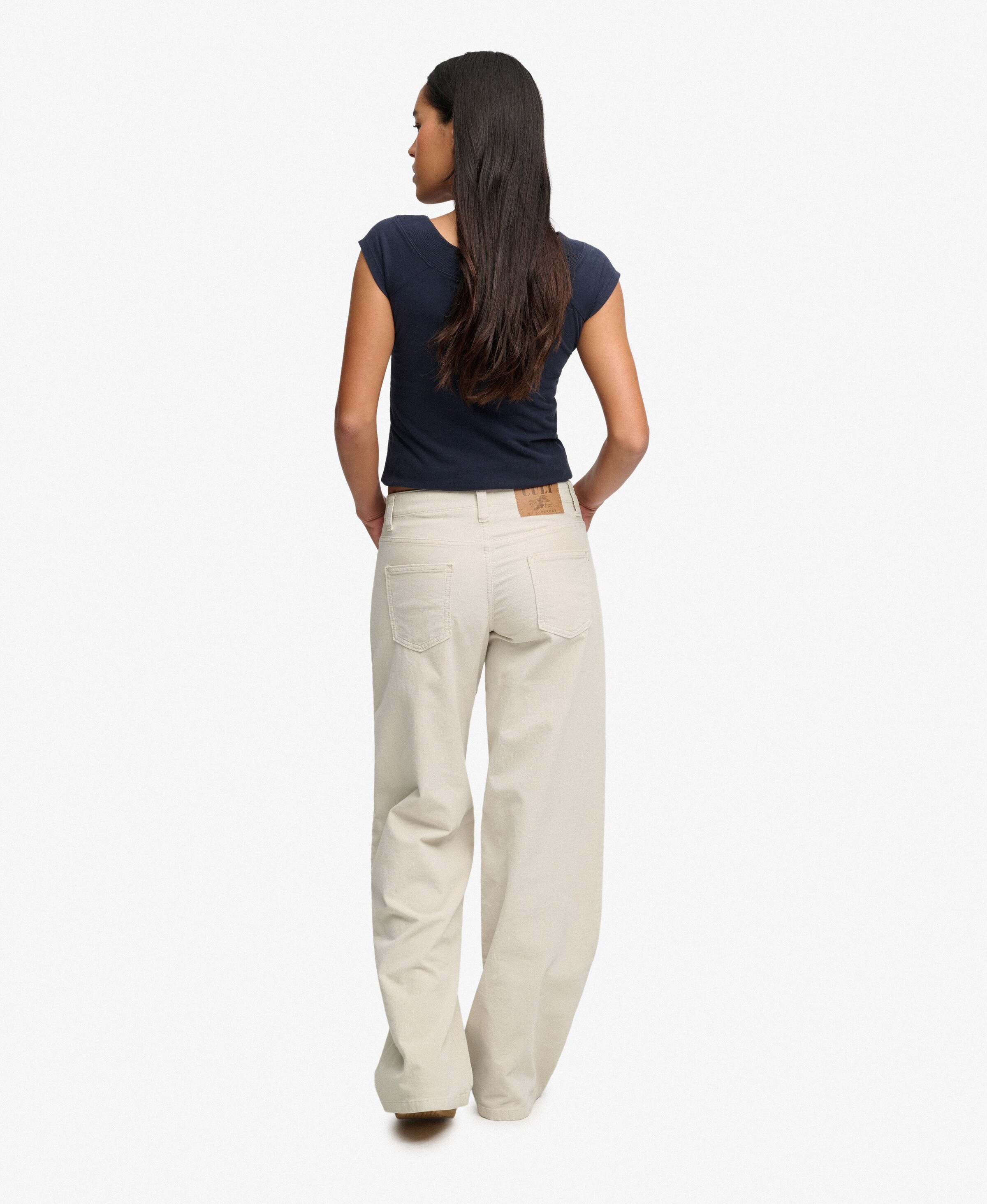 Regular Pantalon Superdry & Co en beige