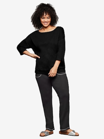 SHEEGO Sweatshirt in Schwarz