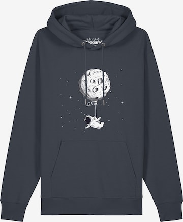 Watapparel Sweatshirt 'Funny Spaceman' in Grau: Vorderseite