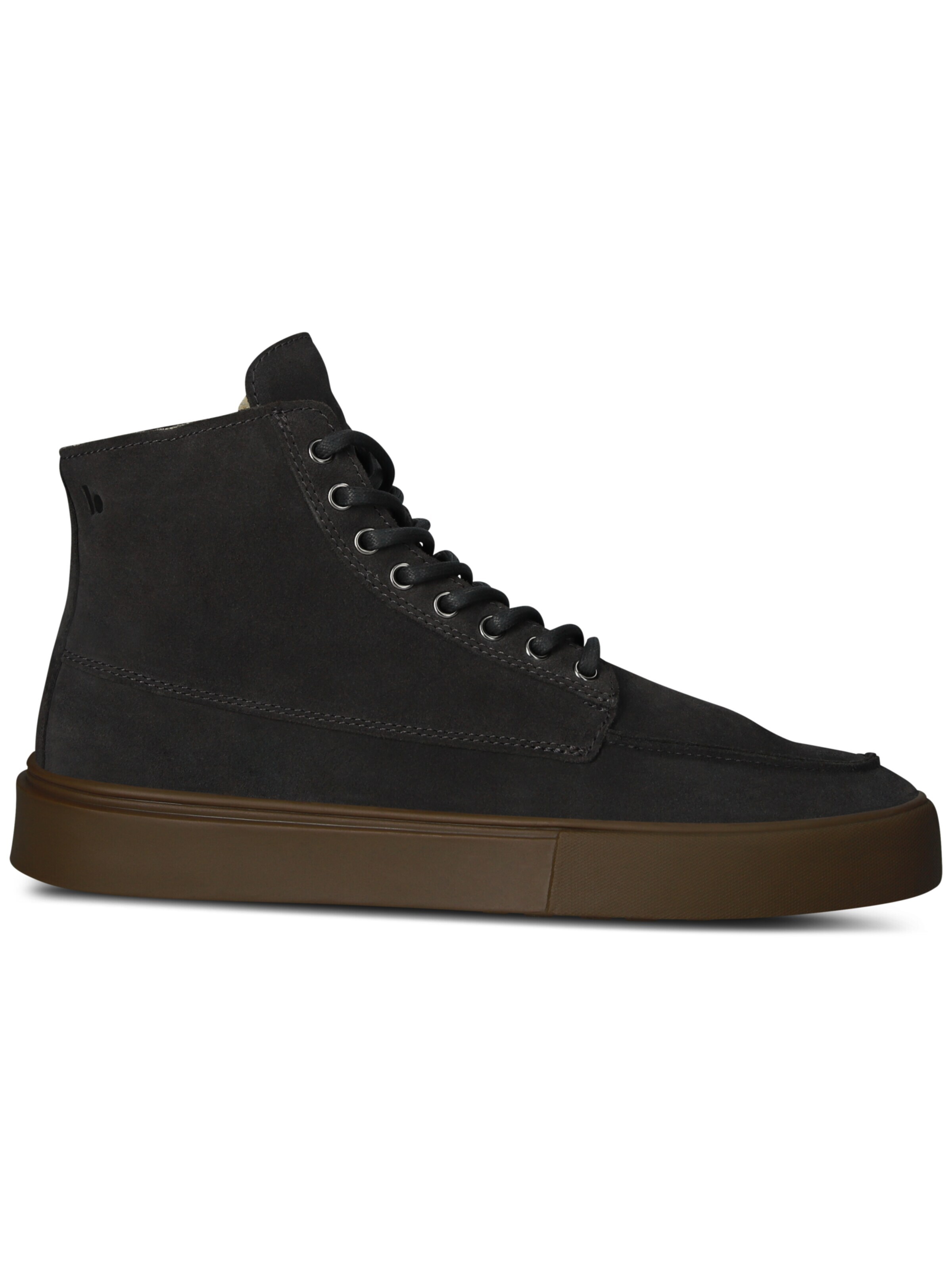 BLACKSTONE Hög sneaker 'RUBY EERO - ZIPPER' i grå: framsida