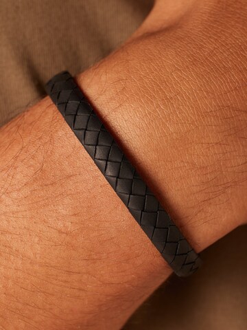 Lucardi Armband 'Urban Story' in Zwart