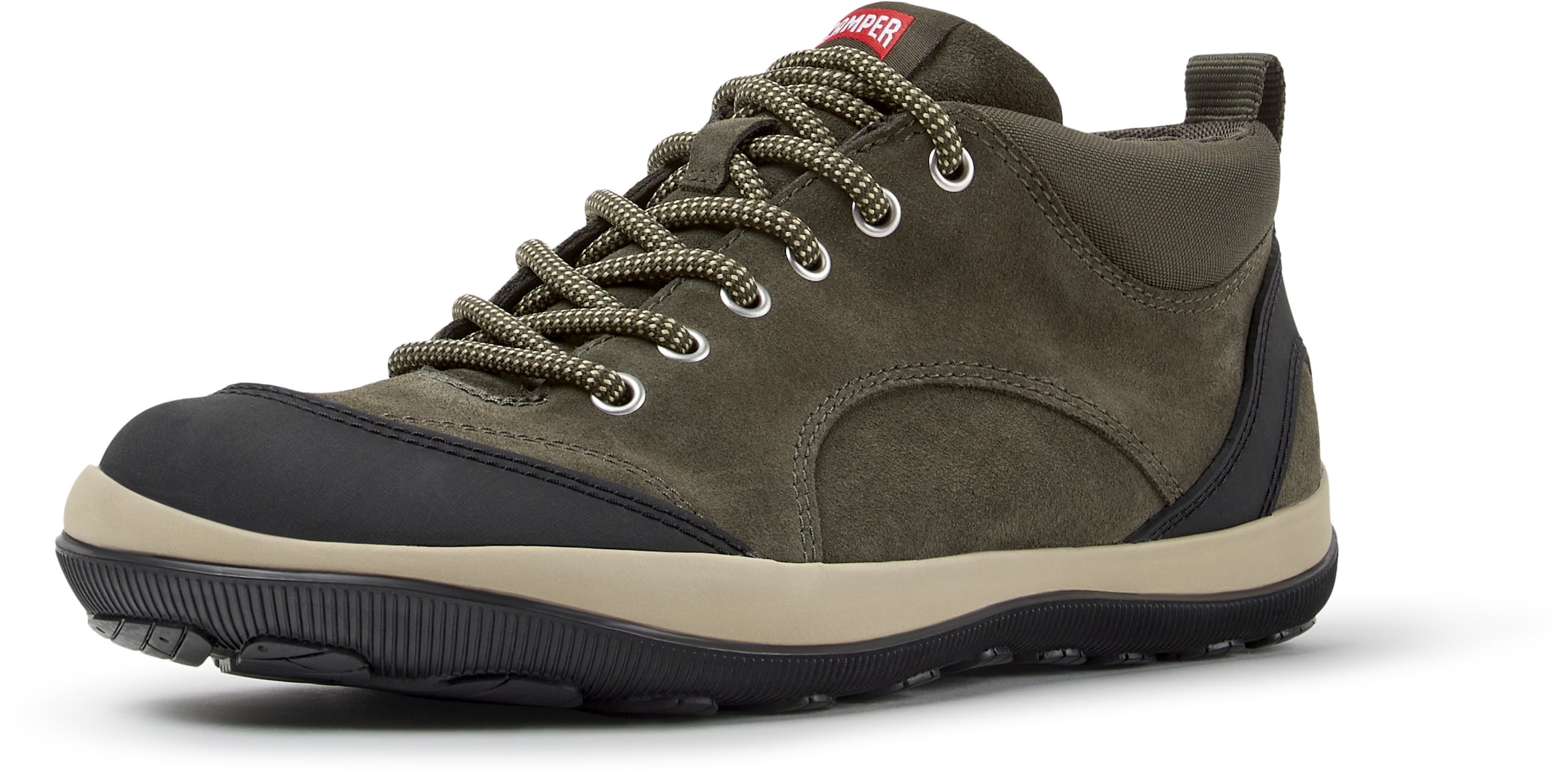 CAMPER - Zapatillas deportivas bajas 'Peu Pista' en verde: frente