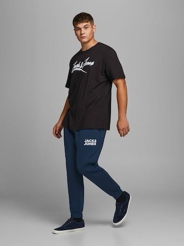 Jack & Jones Plus Tapered Broek 'Gordon' in Blauw