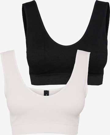 Bustier Soutien-gorge 'Agnes' VERO MODA en noir : devant