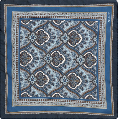 ETON Doek in de kleur Blauw / Lichtblauw / Donkerbruin / Wit, Productweergave