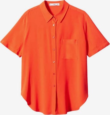 MANGO Bluse 'Moss' i orange: forside