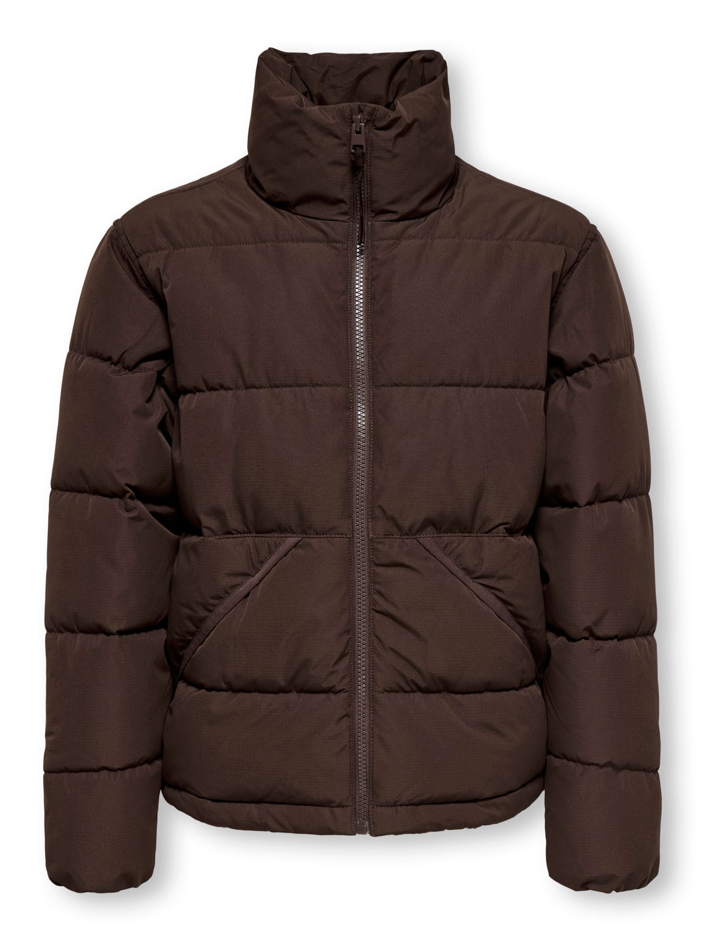 Only & Sons Junior - Chaqueta de entretiempo en marrón: frente