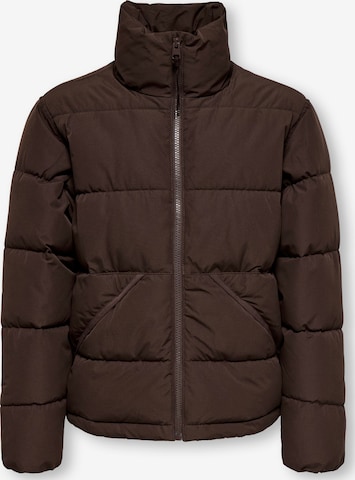 Only & Sons Junior - Chaqueta de entretiempo en marrón: frente