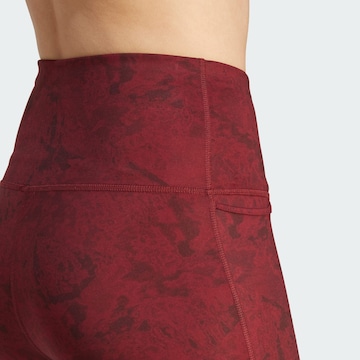 ADIDAS TERREX Skinny Παντελόνι φόρμας 'Multi' σε κόκκινο