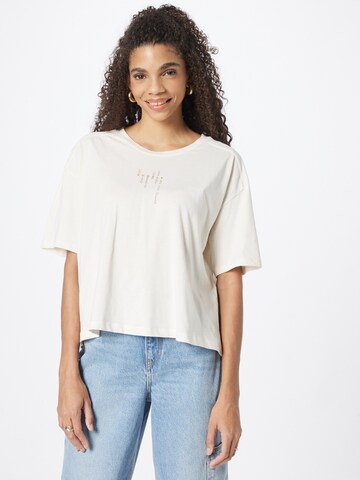 T-shirt ECOALF en blanc : devant