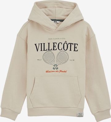 WE Fashion Collegepaita värissä beige: etupuoli